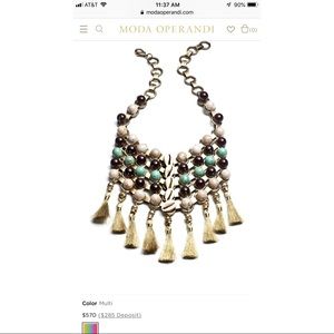 Dannijo limited edition bib with shell and skull